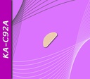 Plaquetas de Polifón Adhesivas, Beige, Forma D