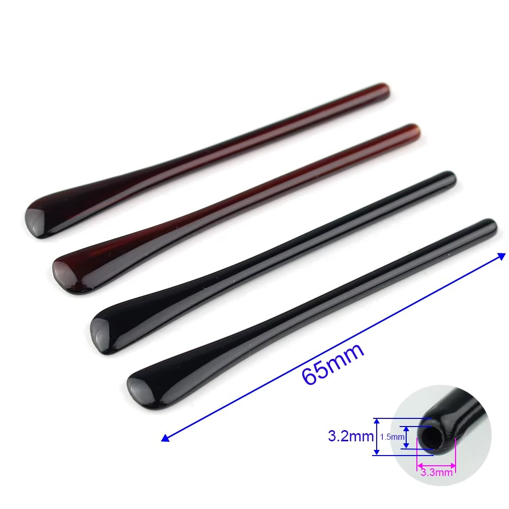 Terminales de PVC, Negro (Talón Fino), 65mm