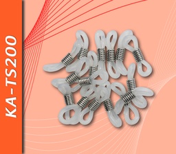 [KA-TS200] Terminal de Silicona Transparente para Colgantes