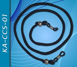 [KA-CCS-01] Cordón de Seda, Grueso, Color Negro